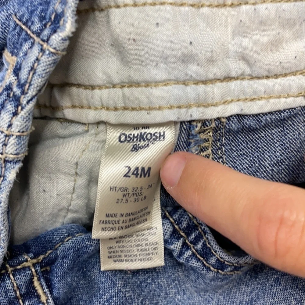 OshKosh B'gosh Denim Overalls 24M